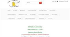 Desktop Screenshot of beeswaxcandleworks.com